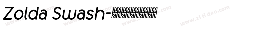 Zolda Swash字体转换